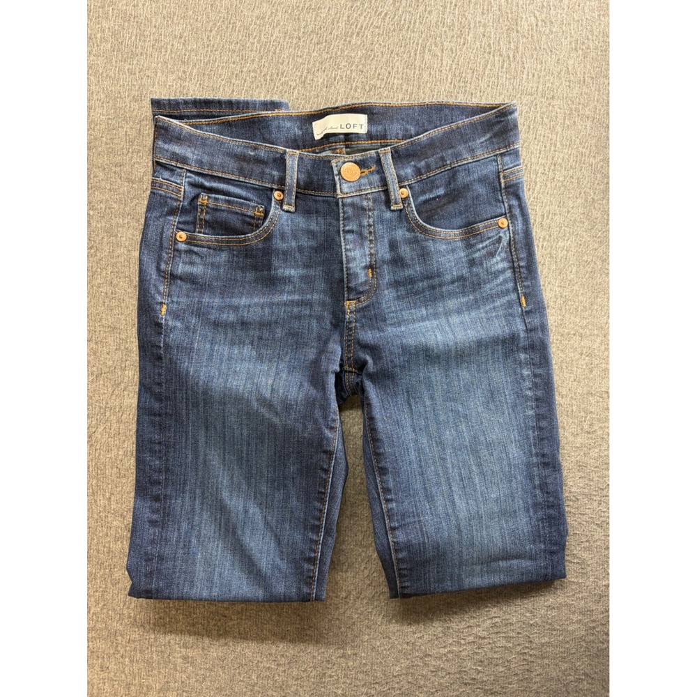 LOFT Modern Skinny Jeans Dark Wash Denim Size 24 / 00